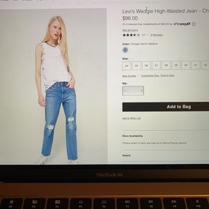 Levi’s Wedgie High-Waisted Jean